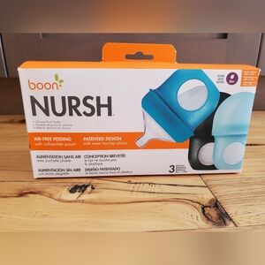 Boon Nursh Air-Free Feeding Bottles